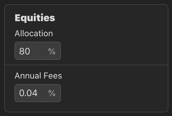 The equities form.